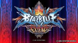 BlazBlue: Chrono Phantasma EXTEND Title Screen